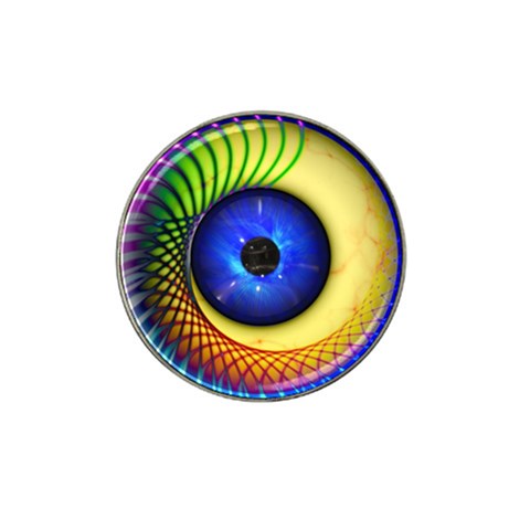 Eerie Psychedelic Eye Golf Ball Marker 10 Pack (for Hat Clip) from ArtsNow.com Front