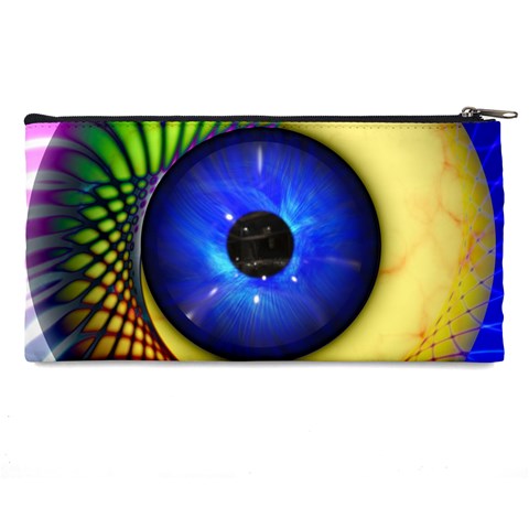 Eerie Psychedelic Eye Pencil Case from ArtsNow.com Back