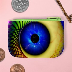 Eerie Psychedelic Eye Coin Change Purse from ArtsNow.com Back