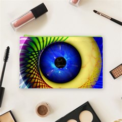 Eerie Psychedelic Eye Cosmetic Bag (Medium) from ArtsNow.com Front