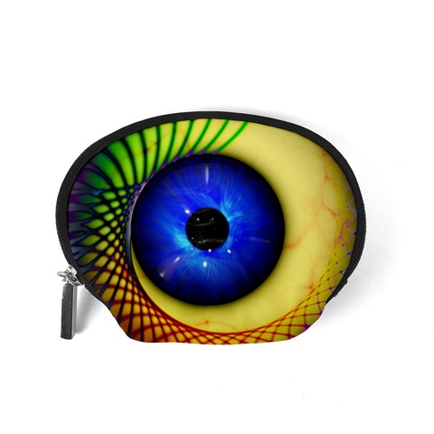 Eerie Psychedelic Eye Accessories Pouch (Small) from ArtsNow.com Back