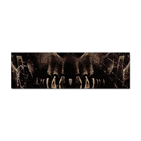 Skull Poster Background Bumper Sticker 10 Pack from ArtsNow.com Front