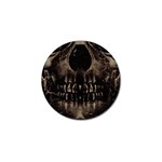 Skull Poster Background Golf Ball Marker 10 Pack