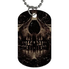 Skull Poster Background Dog Tag (Two Front