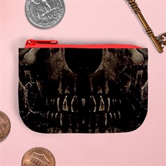 Skull Poster Background Coin Change Purse from ArtsNow.com Front