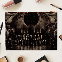 Skull Poster Background Cosmetic Bag (XL) from ArtsNow.com Back