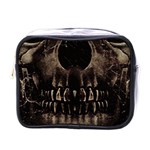 Skull Poster Background Mini Travel Toiletry Bag (One Side)