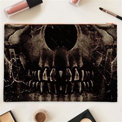 Skull Poster Background Cosmetic Bag (XXL) from ArtsNow.com Back