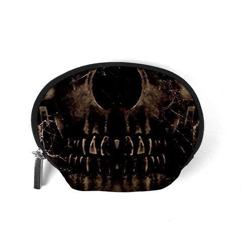 Skull Poster Background Accessories Pouch (Small) from ArtsNow.com Back