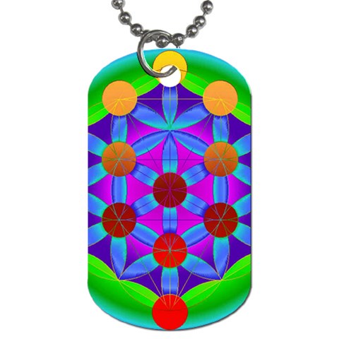 Life Tree Dog Tag (Two Sides) from ArtsNow.com Back