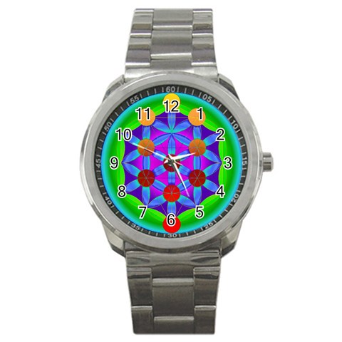 Life Tree Sport Metal Watch from ArtsNow.com Front