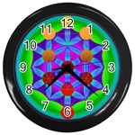 Life Tree Wall Clock (Black)