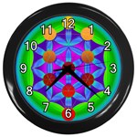 Life Tree Wall Clock (Black)