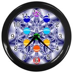 Life Tree Wall Clock (Black)