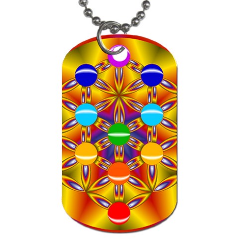 Life Tree Dog Tag (One Side) from ArtsNow.com Front