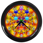 Life Tree Wall Clock (Black)