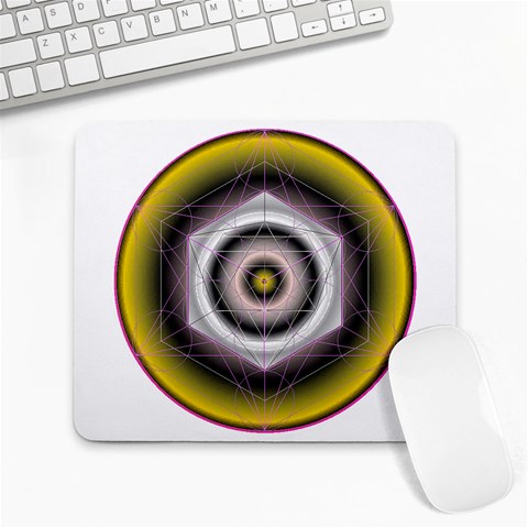 Metatrons Cube Large Mousepad from ArtsNow.com Front