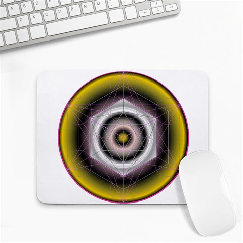 Metatrons Cube Small Mousepad from ArtsNow.com Front