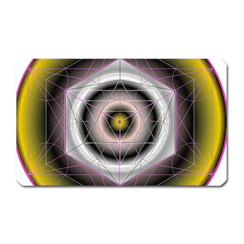 Metatrons Cube Magnet (Rectangular) from ArtsNow.com Front