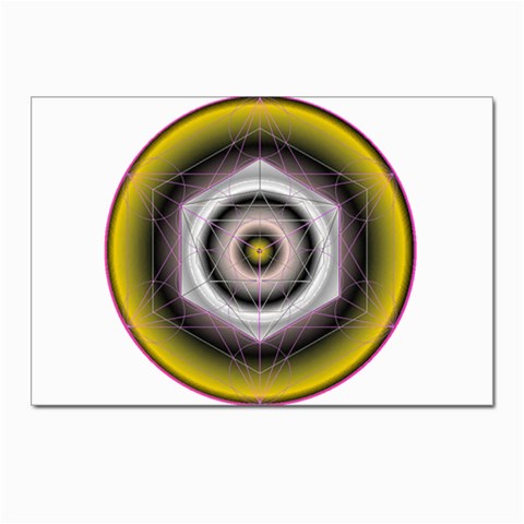 Metatrons Cube Postcard 4 x 6  (Pkg of 10) from ArtsNow.com Front