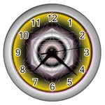 Metatrons Cube Wall Clock (Silver)