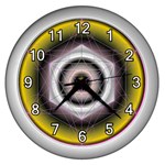 Metatrons Cube Wall Clock (Silver)