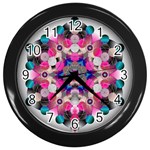 Music Harmonics Wall Clock (Black)