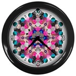 Music Harmonics Wall Clock (Black)