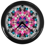 Music Harmonics Wall Clock (Black)