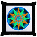 Polarity Throw Pillow Case (Black)