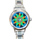 Polarity Round Italian Charm Watch