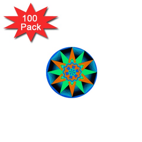 Polarity 1  Mini Button (100 pack)  from ArtsNow.com Front