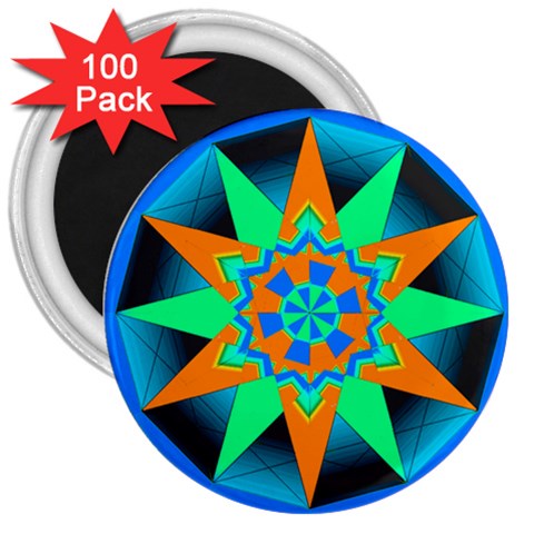 Polarity 3  Magnet (100 pack) from ArtsNow.com Front