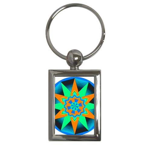 Polarity Key Chain (Rectangle) from ArtsNow.com Front