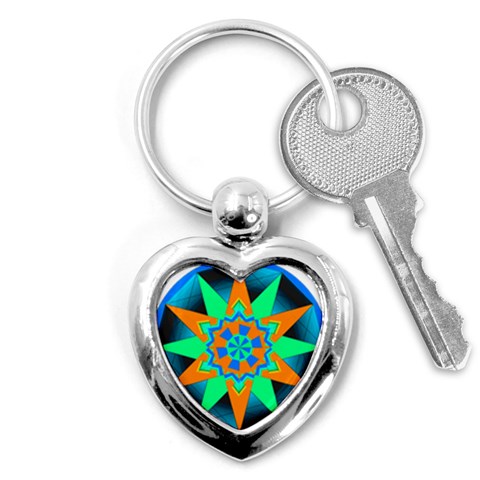 Polarity Key Chain (Heart) from ArtsNow.com Front