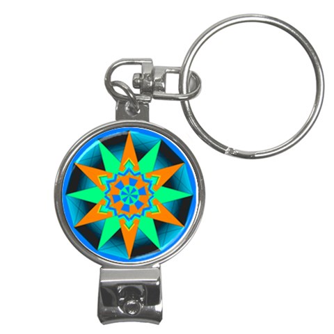 Polarity Nail Clippers Key Chain from ArtsNow.com Front