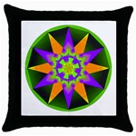 Polarity Throw Pillow Case (Black)