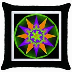 Polarity Throw Pillow Case (Black)