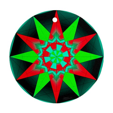 Polarity Ornament (Round) from ArtsNow.com Front