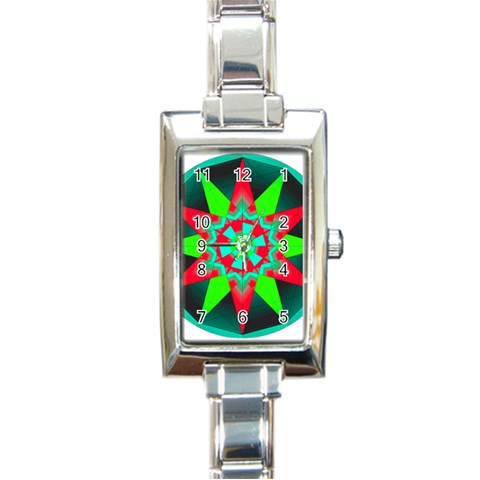 Polarity Rectangular Italian Charm Watch from ArtsNow.com Front