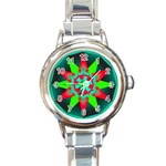 Polarity Round Italian Charm Watch