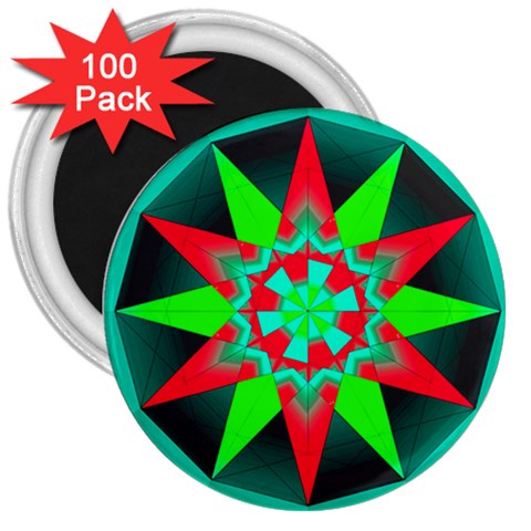 Polarity 3  Magnet (100 pack) from ArtsNow.com Front