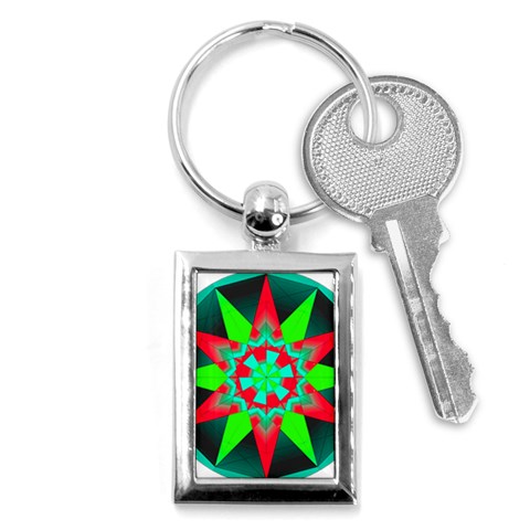 Polarity Key Chain (Rectangle) from ArtsNow.com Front