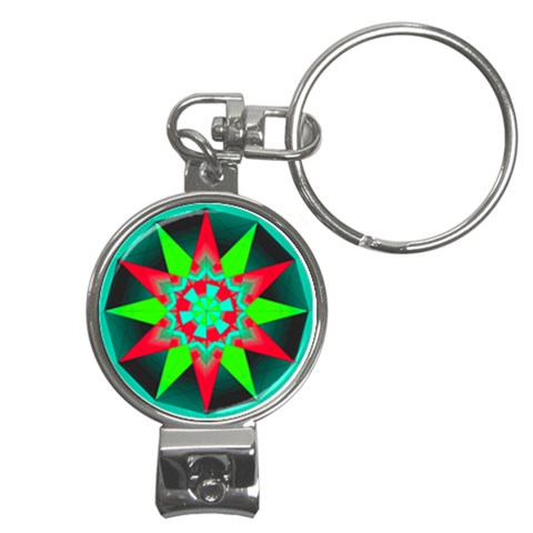 Polarity Nail Clippers Key Chain from ArtsNow.com Front