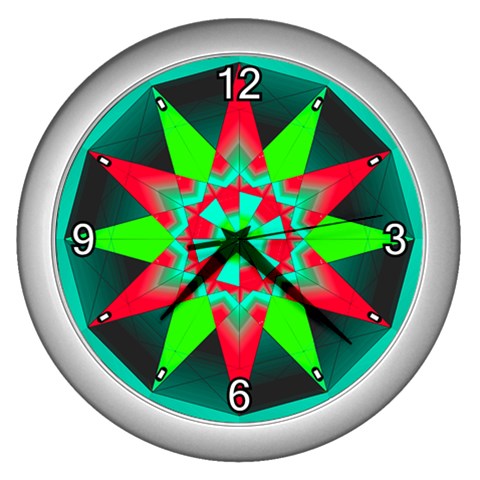 Polarity Wall Clock (Silver) from ArtsNow.com Front