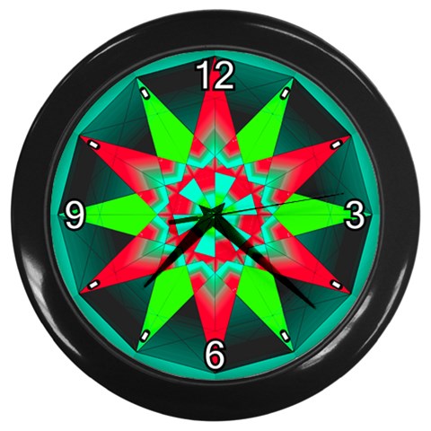 Polarity Wall Clock (Black) from ArtsNow.com Front