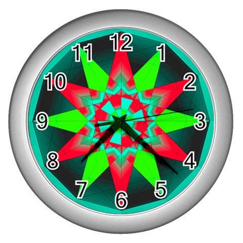 Polarity Wall Clock (Silver) from ArtsNow.com Front