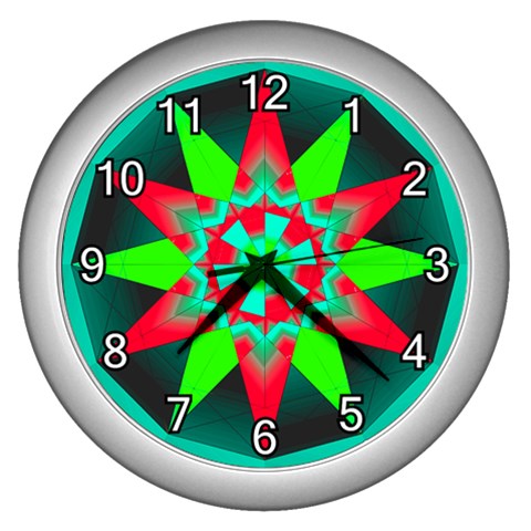 Polarity Wall Clock (Silver) from ArtsNow.com Front