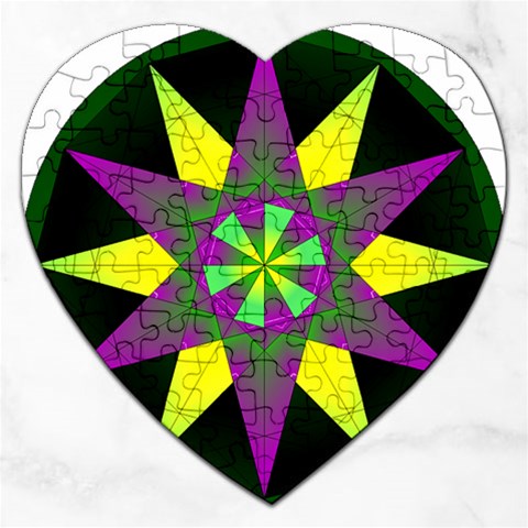 Polarity Jigsaw Puzzle (Heart) from ArtsNow.com Front