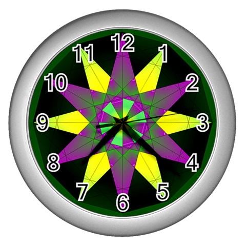 Polarity Wall Clock (Silver) from ArtsNow.com Front